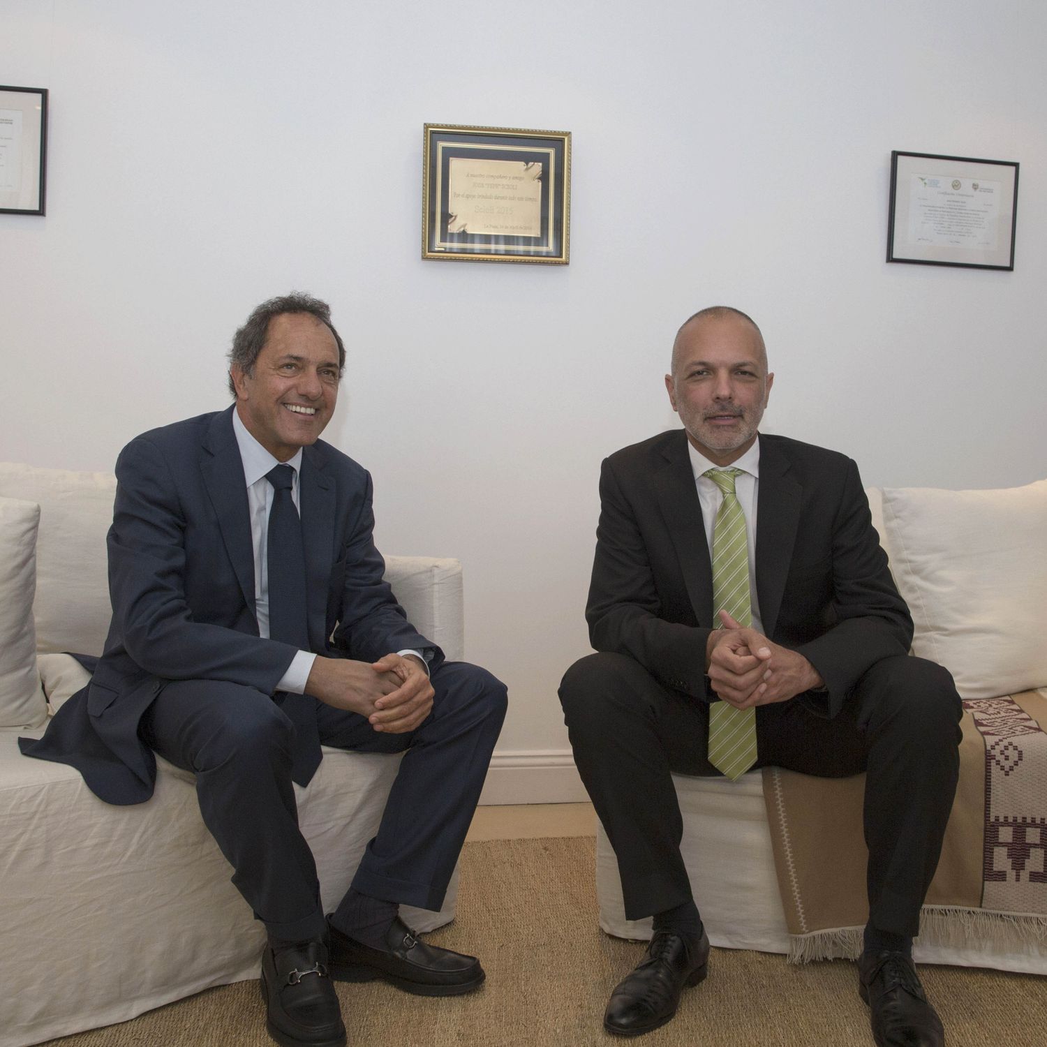Scioli y Buzzi juntos para la carrera electoral