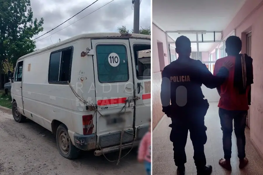 Un "fletero" deshonesto: trasladaba elementos de construcción robados