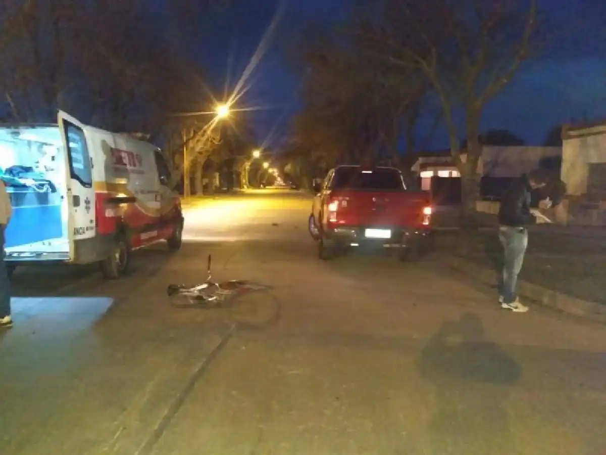 Dos ciclistas accidentados en Brinkmann