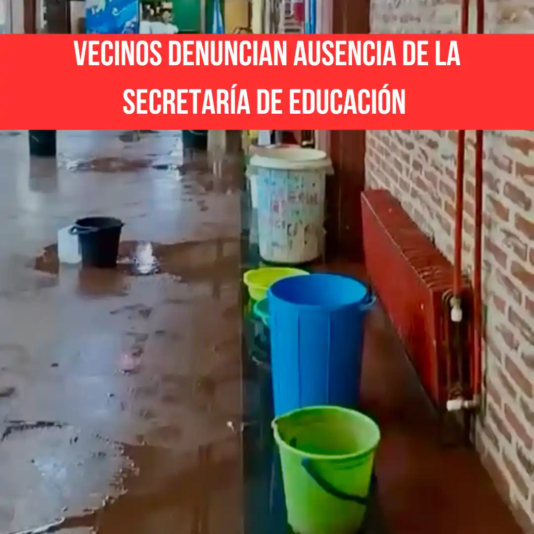 Inoperancia: la Secretaría de Educación vuelve a quedar expuesta tras el temporal