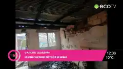 Incendio en vivienda de Roselló al 200: agradecimiento por la ayuda recibida para la familia