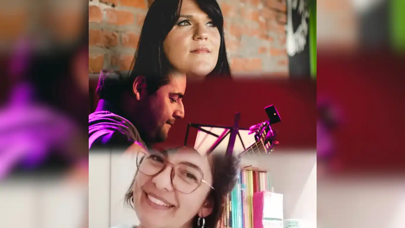María Emilia Ferreyra, Emiliano Arce y Carina Dezzi.