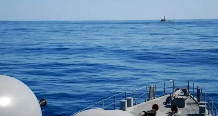 La Fragata Libertad ya trabaja en la superficie de búsqueda del Tunante II