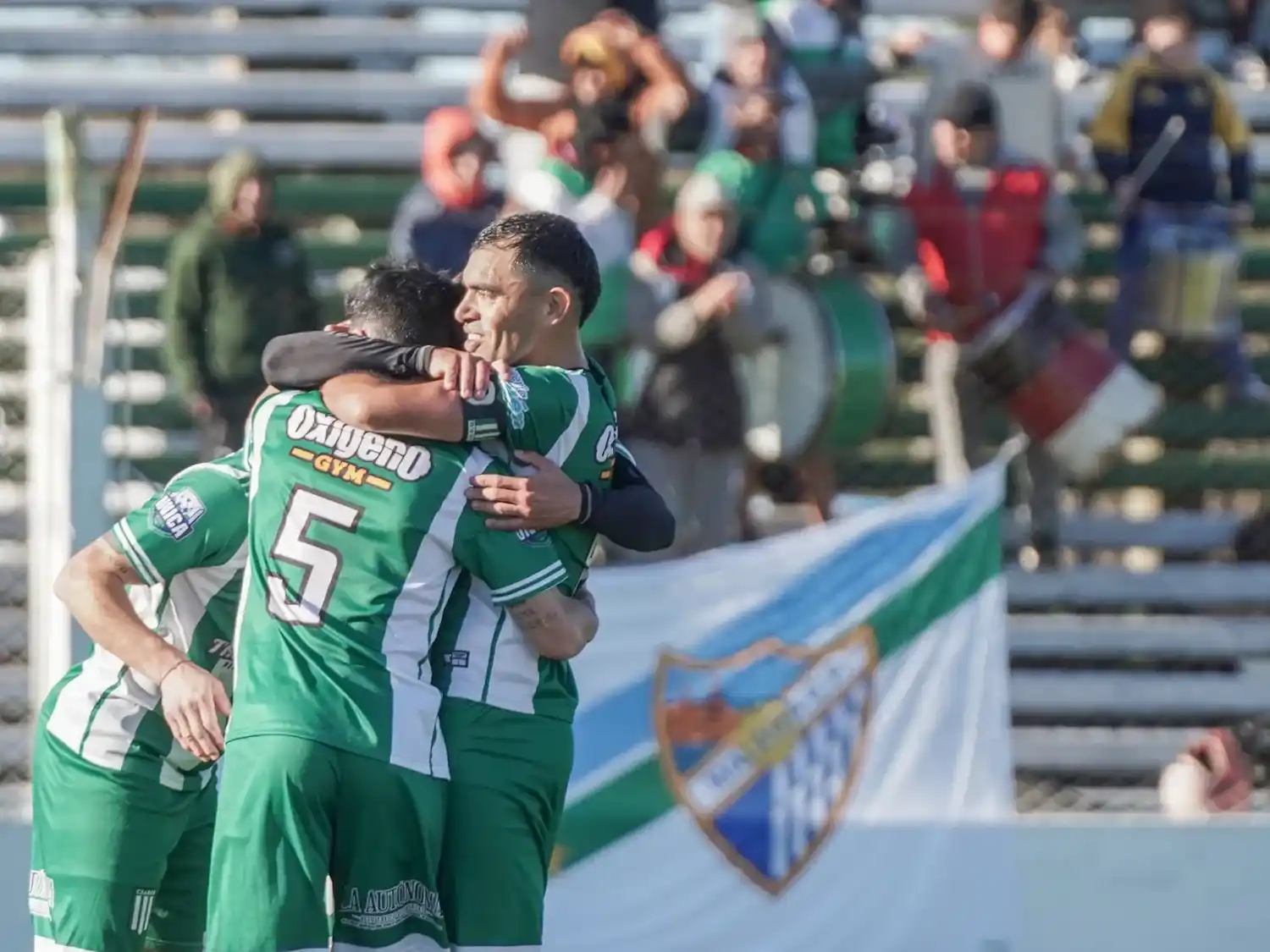 Diego Giménez convirtió en la victoria del "Verde". Estación venció en su casa a Sportivo San Cayetano