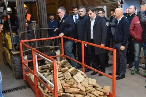 Ritondo supervisó la quema de más de 6 toneladas de marihuana