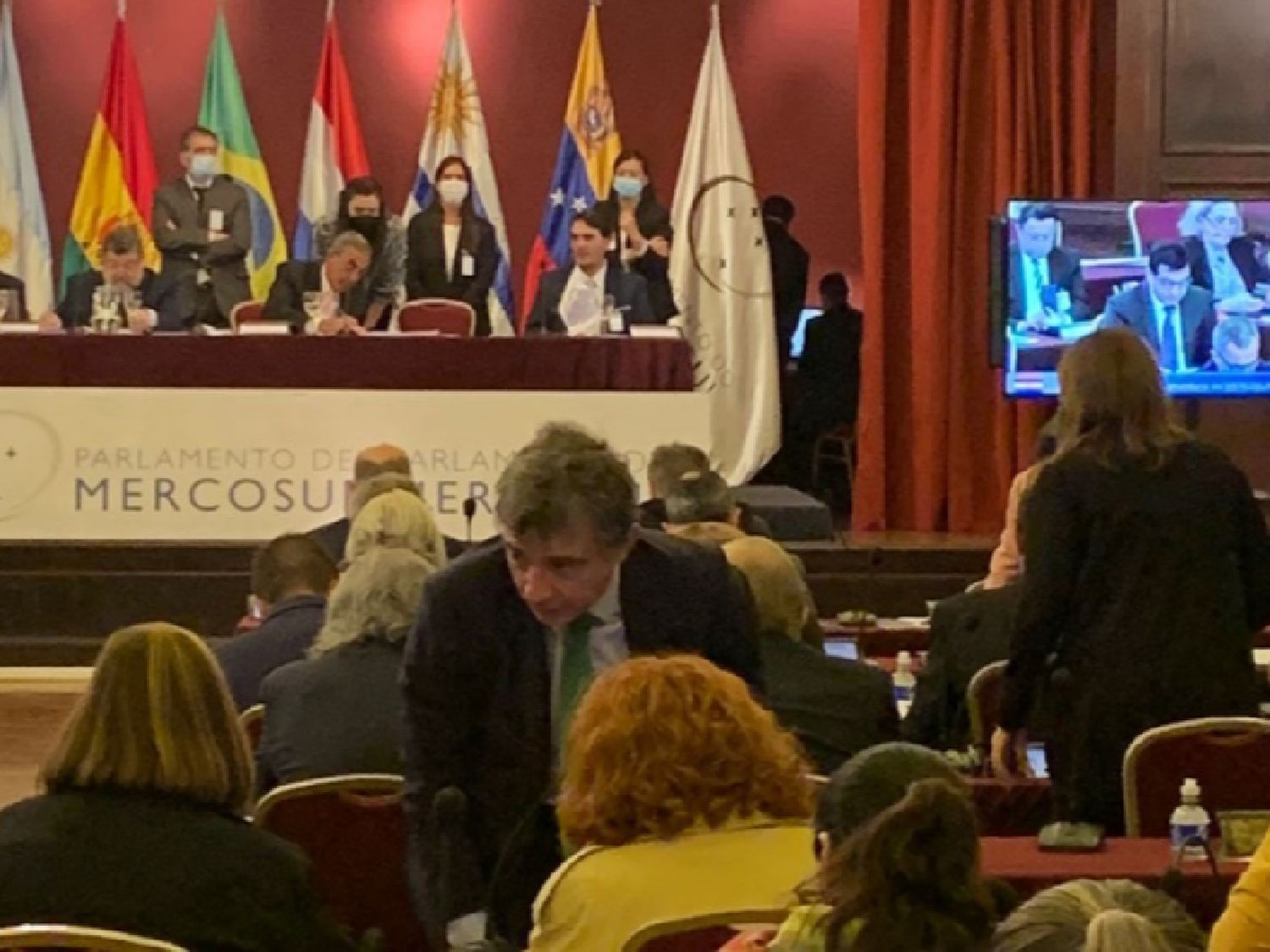 "Pepín" Rodríguez Simón se retiró abucheado por los legisladores del Parlasur