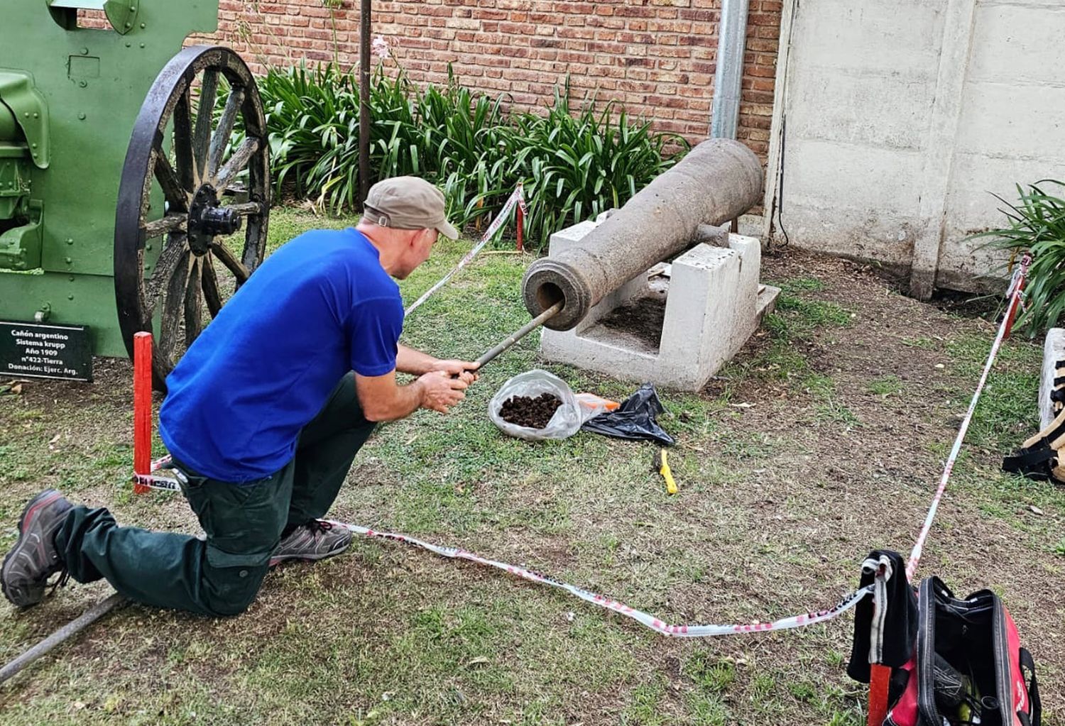 Museo Histórico: así quedó restaurado el cañón original del Fuerte