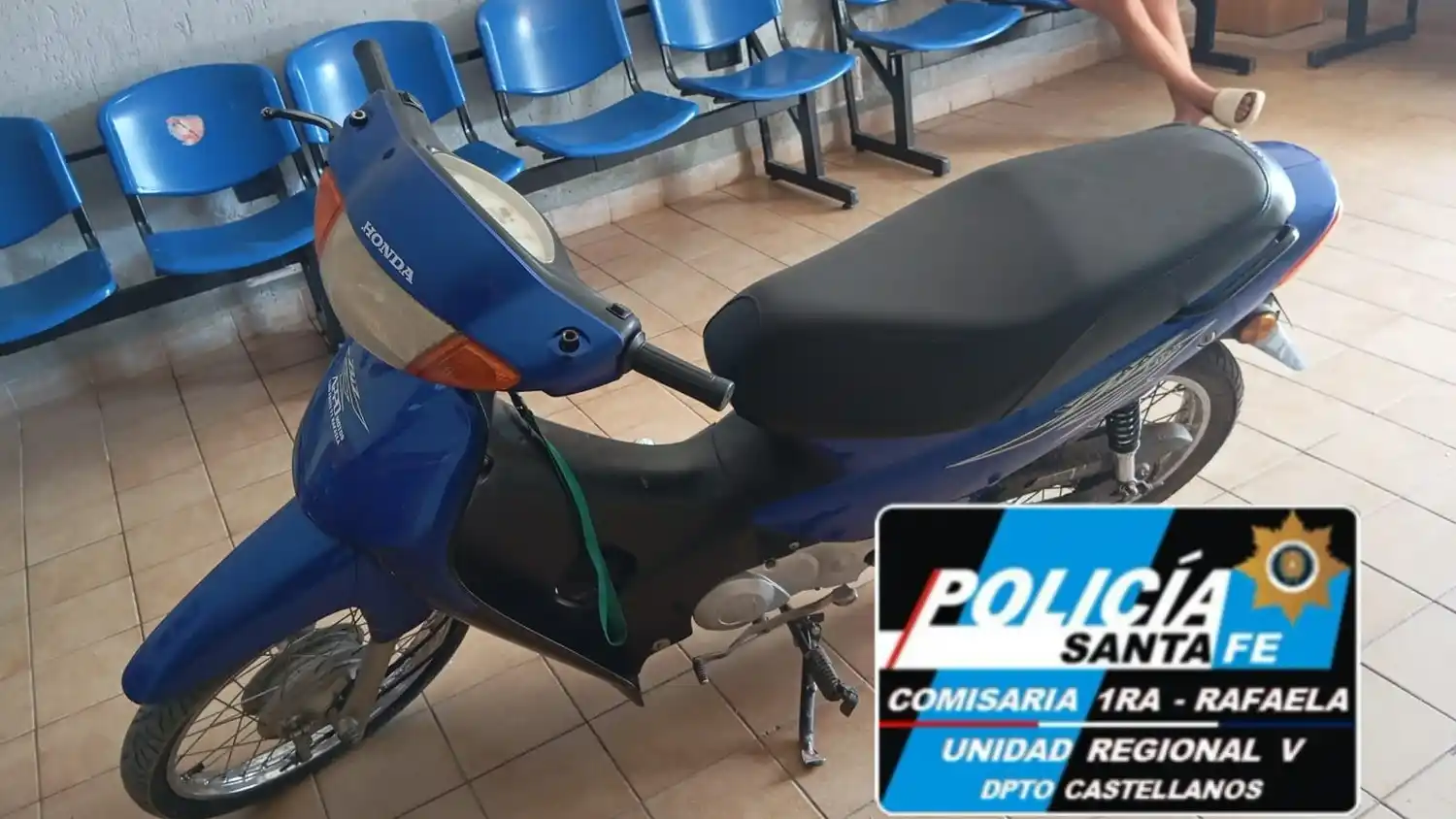 Rafaela: recuperan una motocicleta robada y aprehenden a una joven tras una requisa