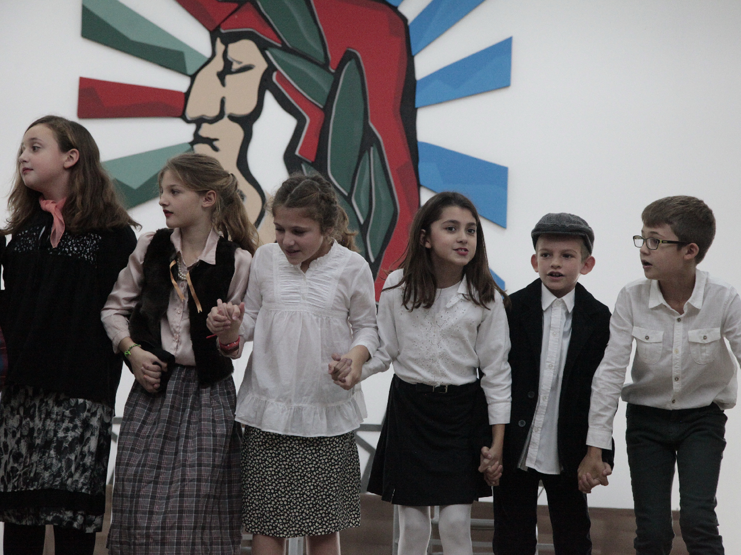 Con una fiesta escolar se celebró la italianidad