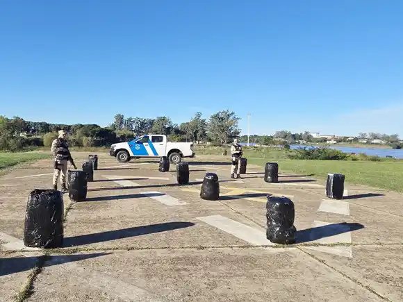 Prefectura Concordia desbarató un intento de contrabando millonario