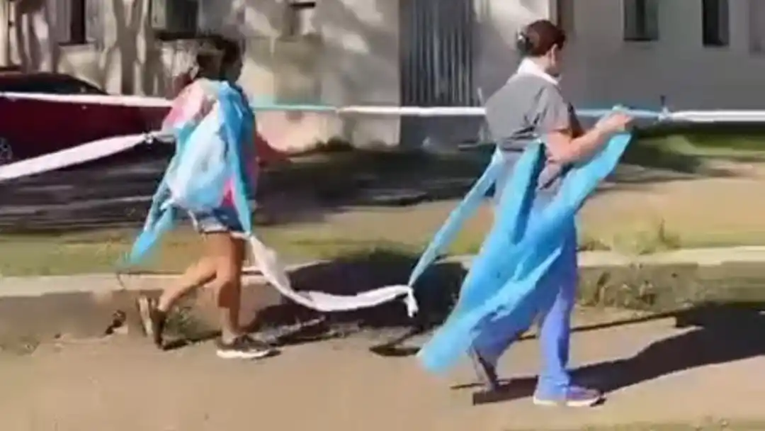 Personal de Salud realizó un abrazo simbólico al Hospital Centenario