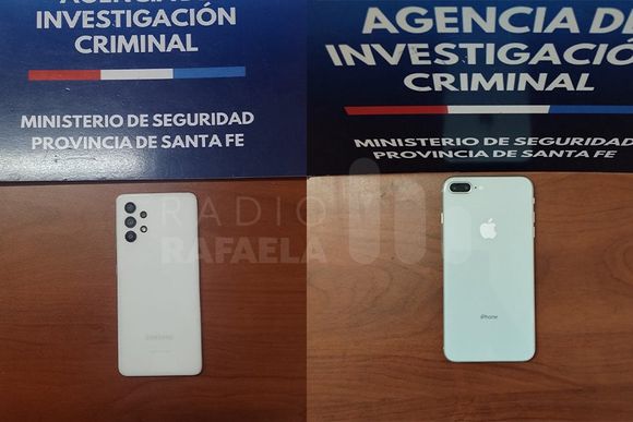 Una pistola, una escopeta, un aire comprimido y celulares secuestrados en Rafaela y Frontera