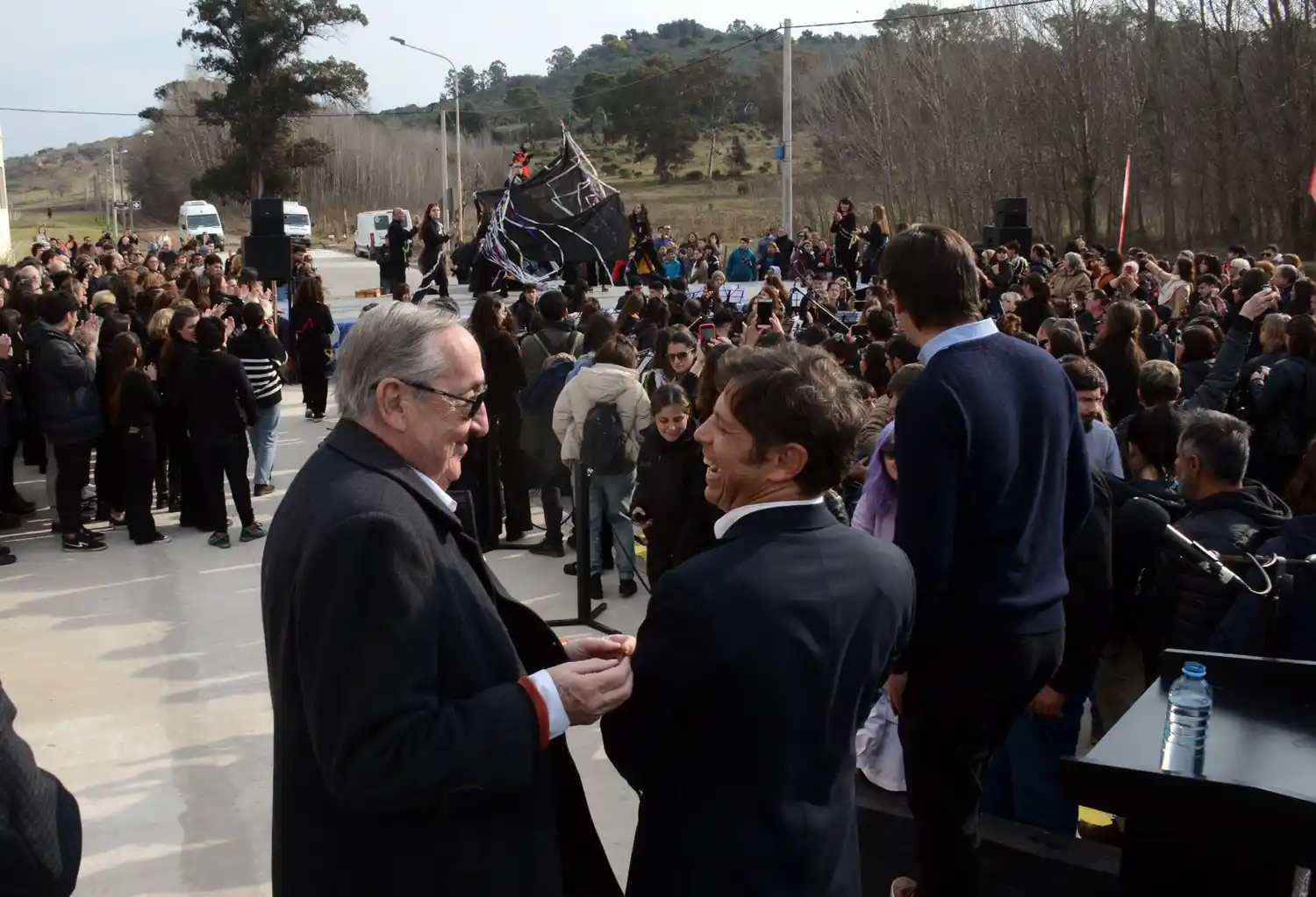 Kicillof pasó por Tandil.