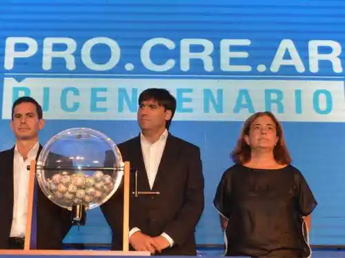 Pro.Cre.Ar: Bossio sorteó lotes en Olavarría
