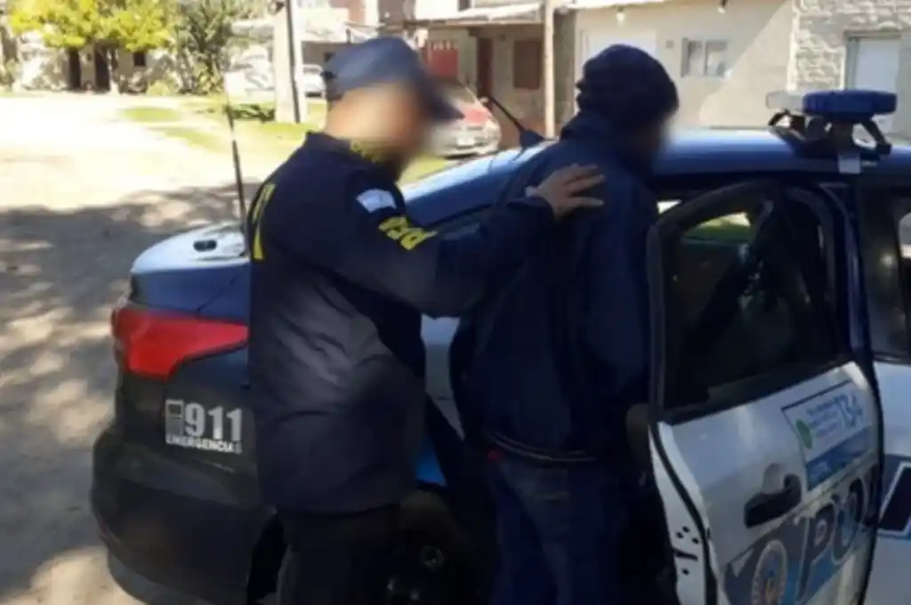 El momento de la detención