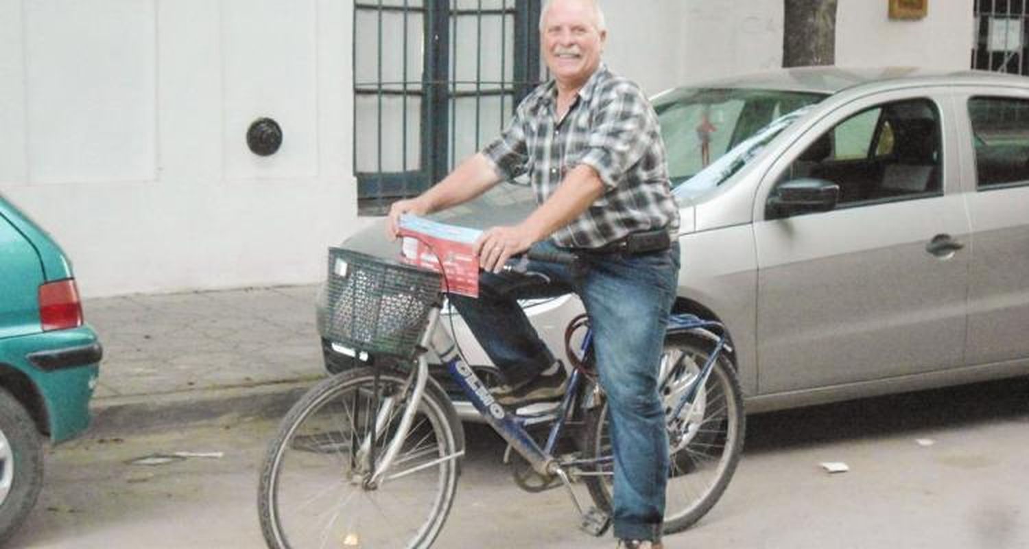 Cacho Quintana: “Es la quinta bicicleta que me afanan”