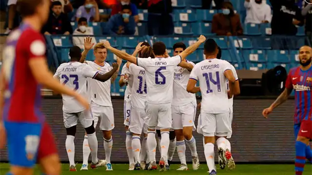Real Madrid le ganó el clásico a Barcelona y jugará la final de la Supercopa de España
