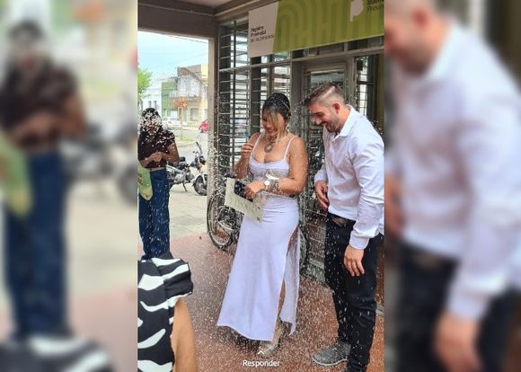 Juan y Marta dieron el sí después de 10 años juntos