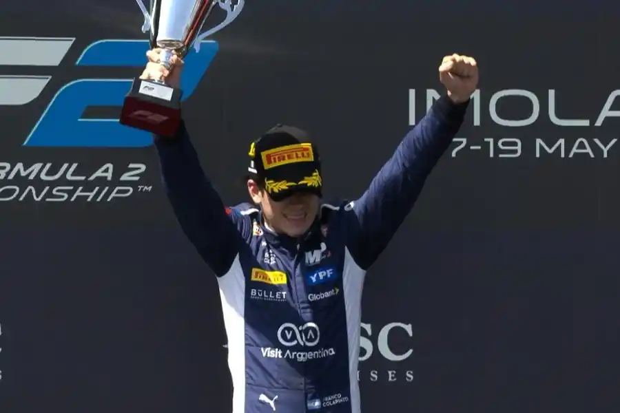 VIDEO | Con una increíble maniobra en la última vuelta, Franco Colapinto hizo historia en la Fórmula 2