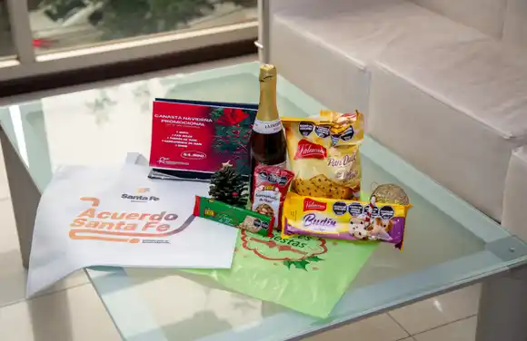 La provincia presentó una canasta navideña a través del Acuerdo Santa Fe