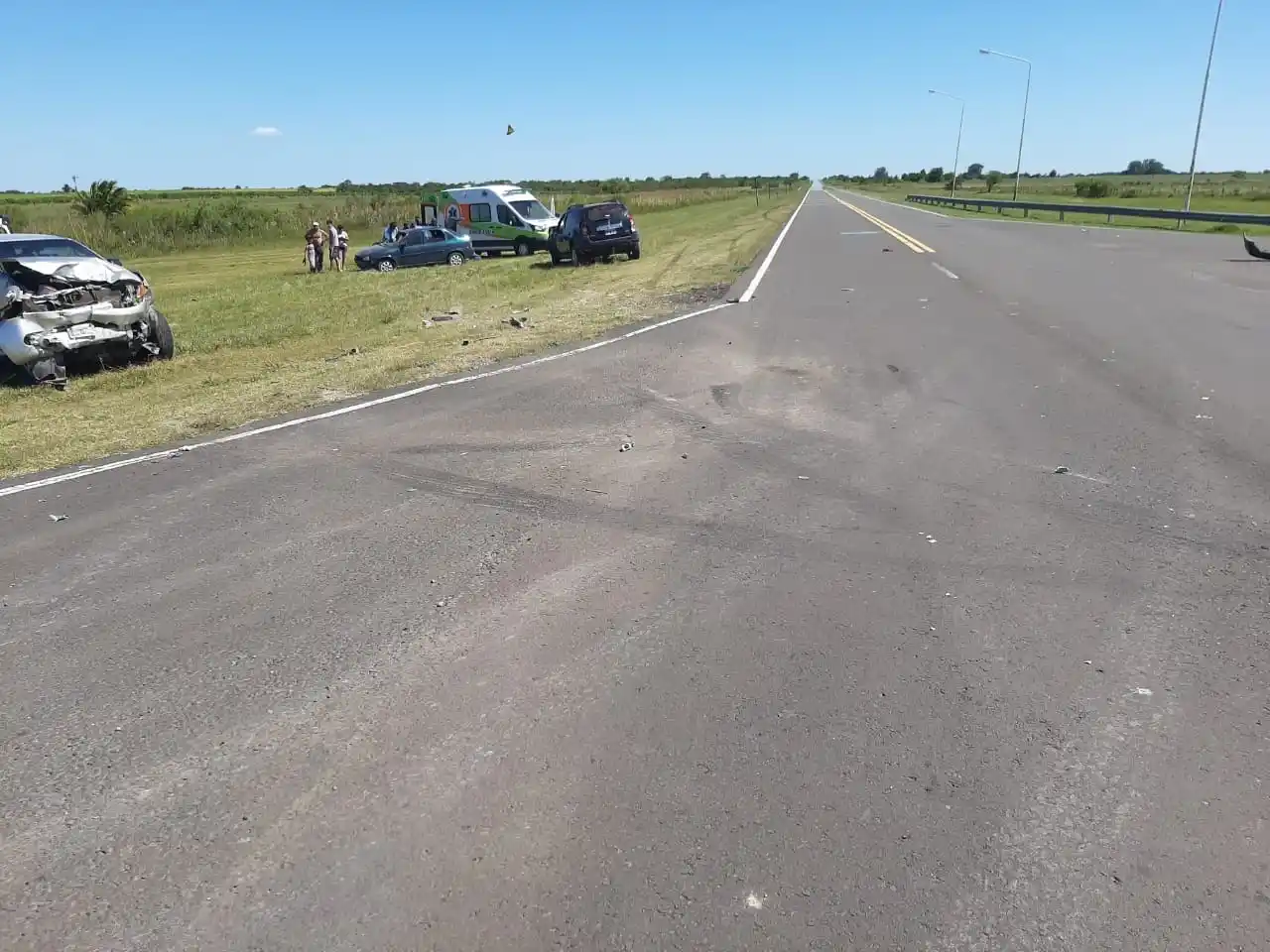 Chocaron en el acceso a Sosa y Ruta Provincial 32