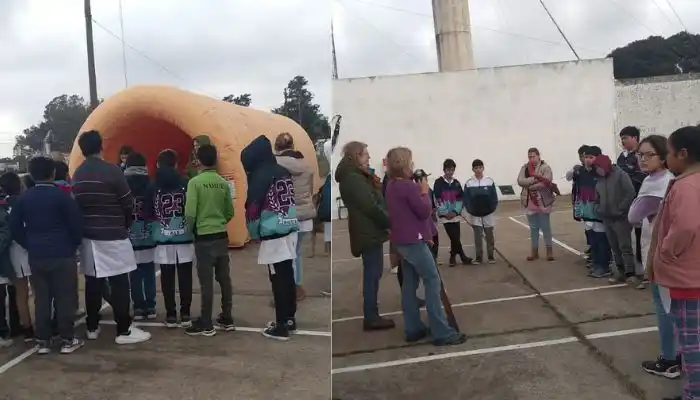 Alumnos de Río Tala en la jornada de Lalcec