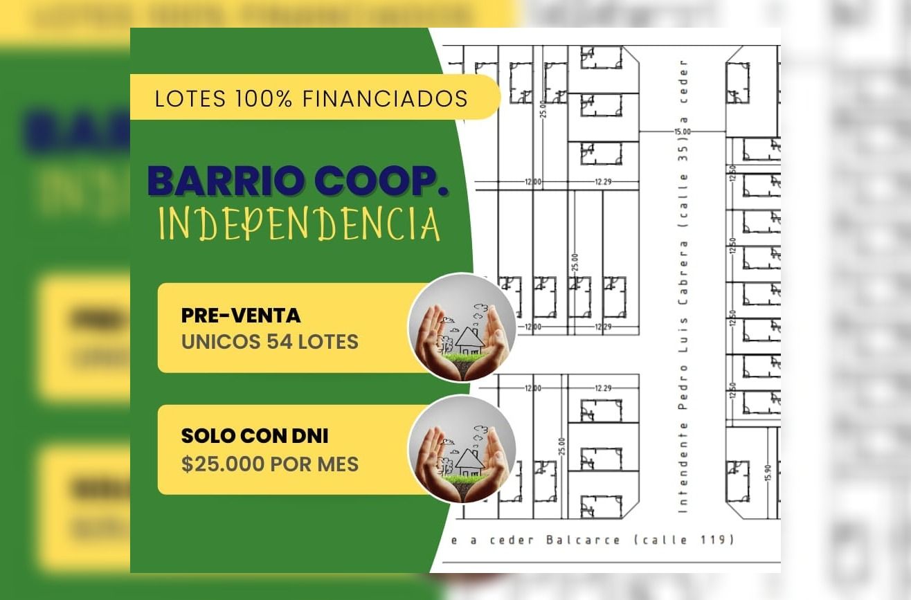 Silva consideró un “intento de estafa” la venta de terrenos de la “cooperativa Independencia”