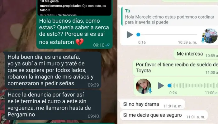 Los delincuentes simulan ser titulares de inmobiliarias, ofrecen propiedades y luego desaparecen.