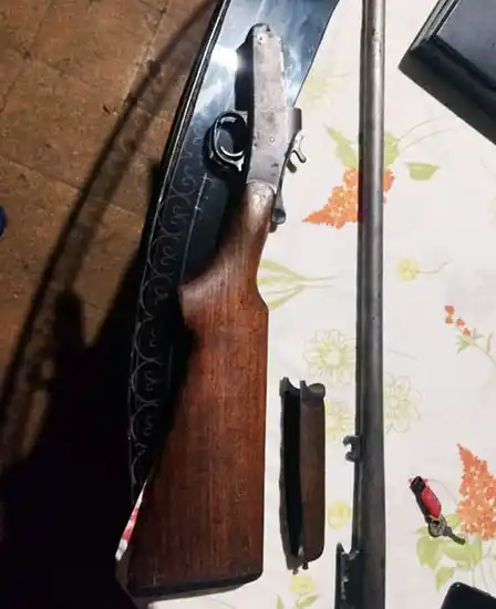 Secuestraron una escopeta calibre 16 y municiones