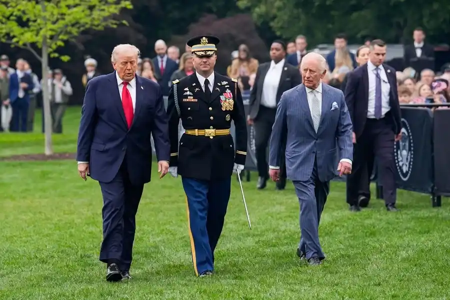 El Rey Carlos visita Estados Unidos