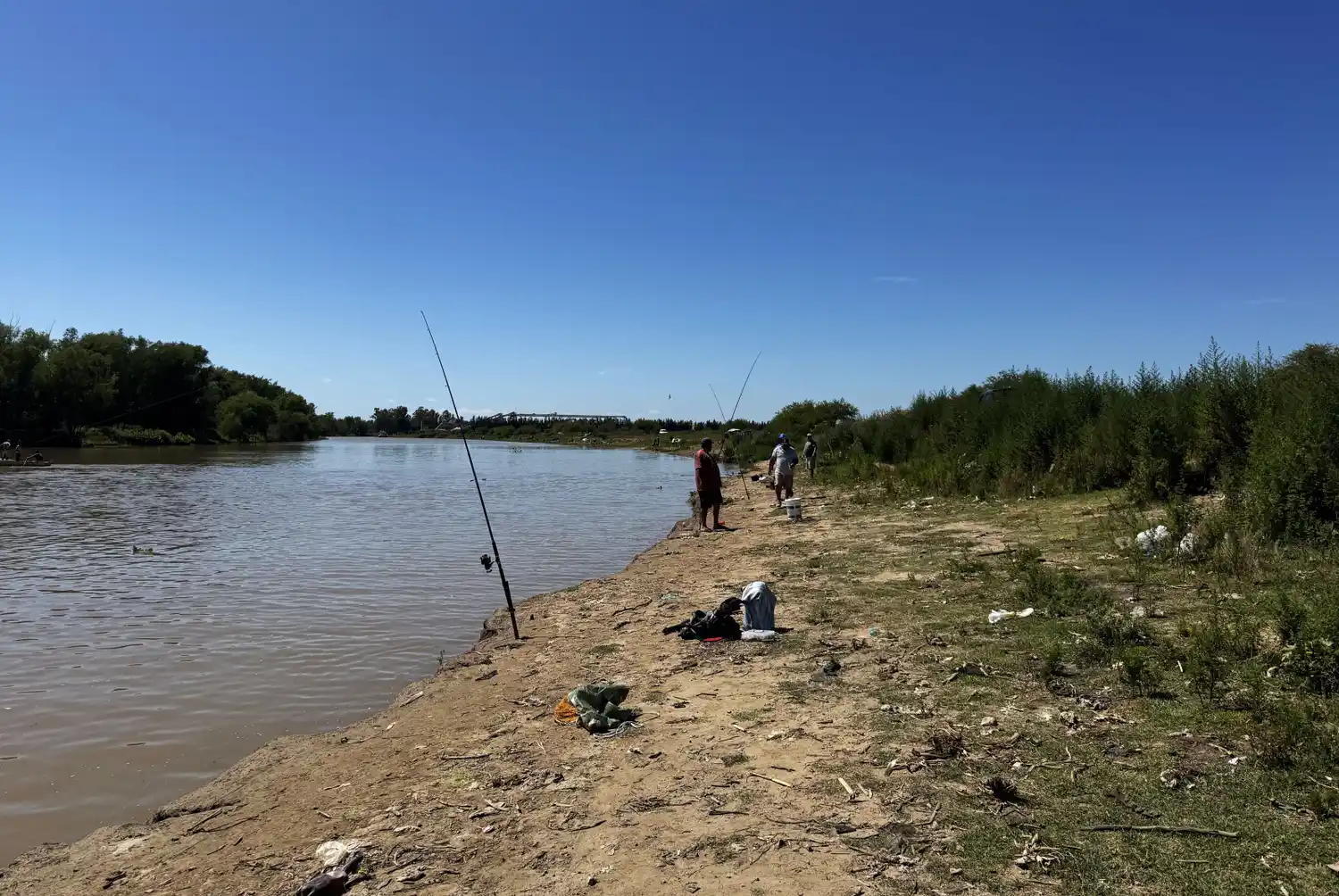 riacho zona portuaria pescadores