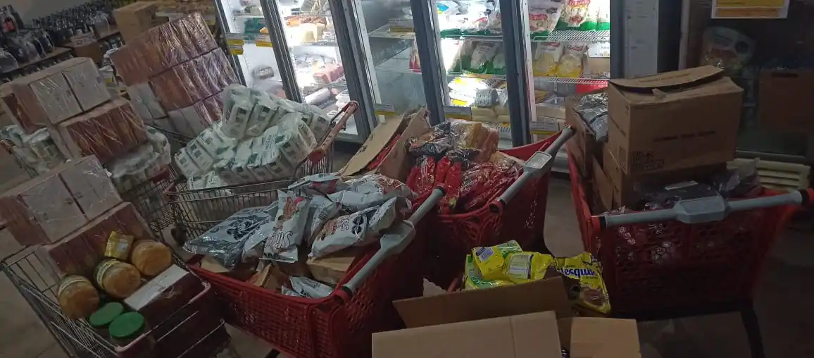 El área de Control secuestró gran cantidad de alimentos durante los procedimientos de la semana pasada.