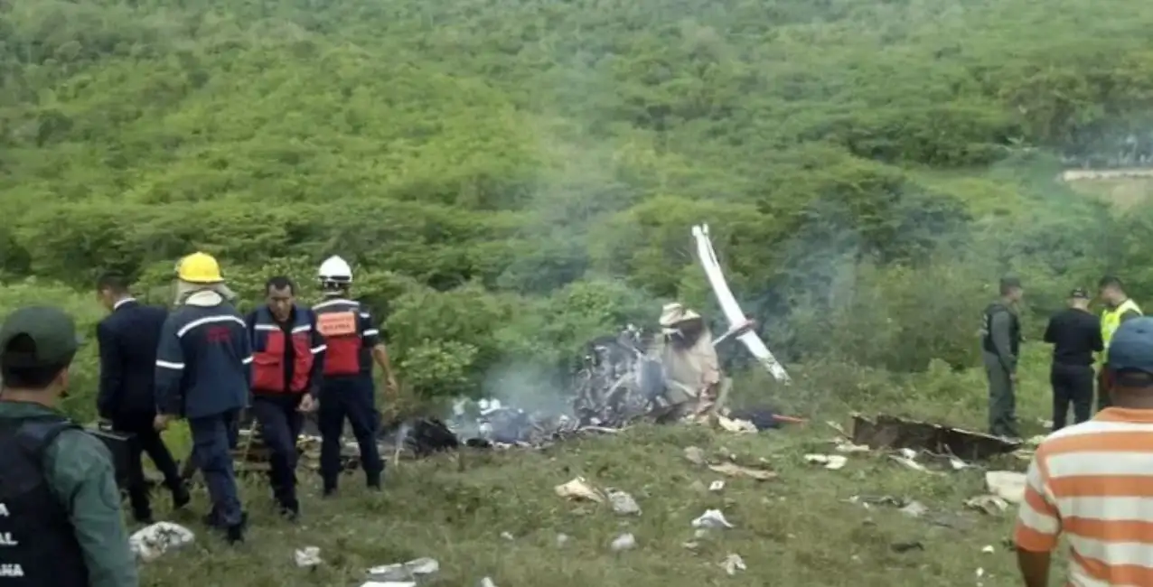 Venezuela: se estrelló un avión en Charallave y hay seis personas muertas