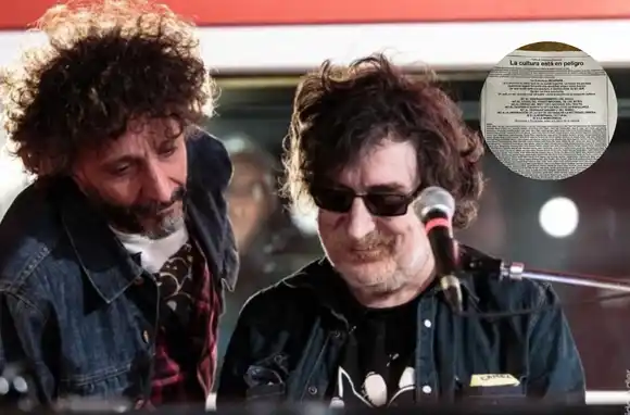 Fito Páez, Charly García, León Gieco y otros 20 mil artistas presentaron firmas en defensa de la cultura
