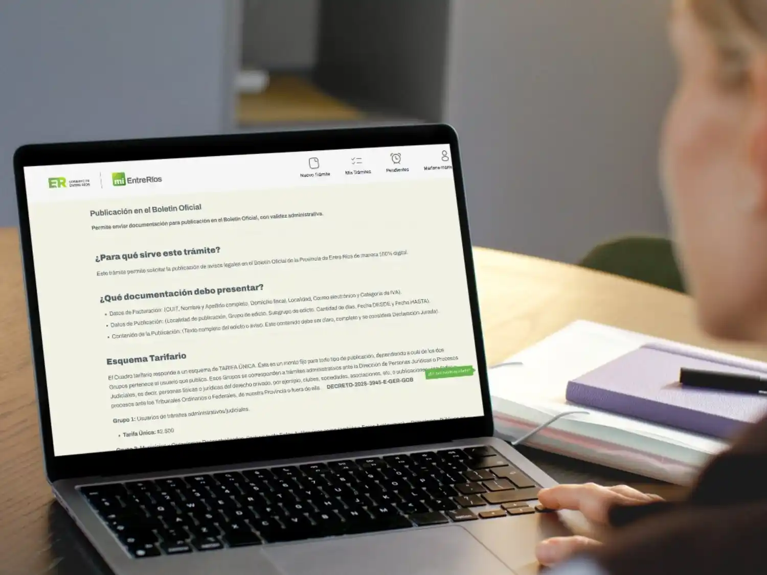 El Boletín Oficial de Entre Ríos se suma a Mi Entre Ríos y consolida un sistema de publicación totalmente digital