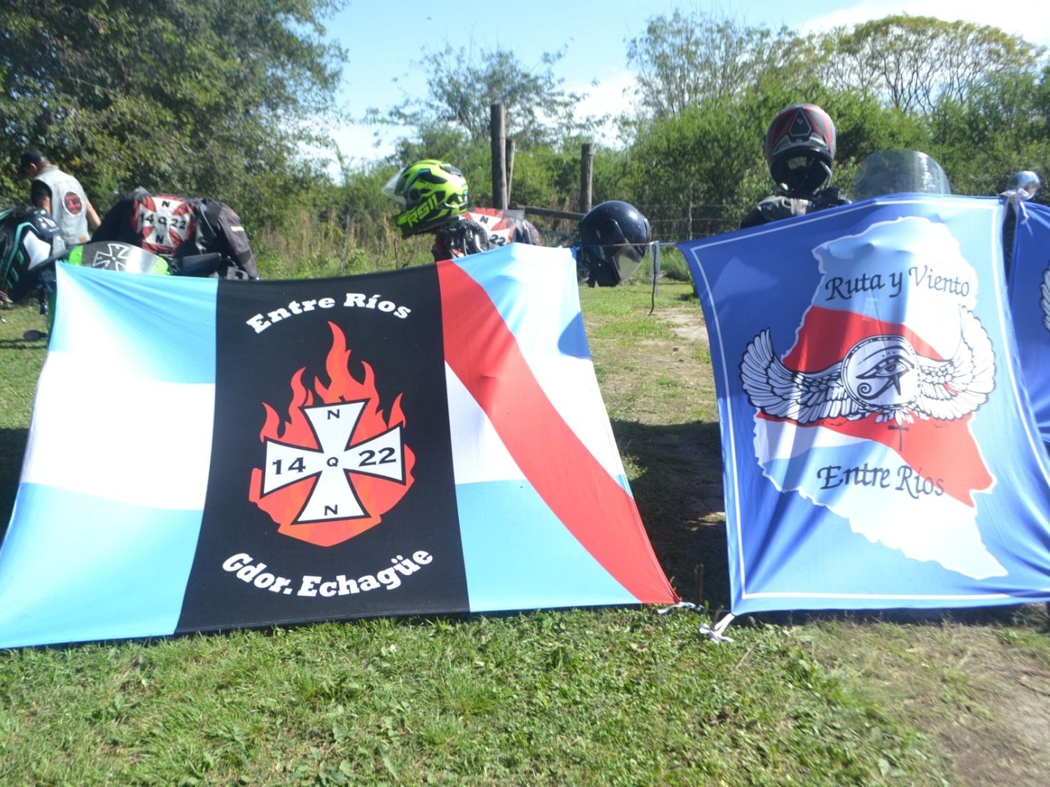 Gran jornada solidaria de moteros en escuelas rurales de Gualeguay