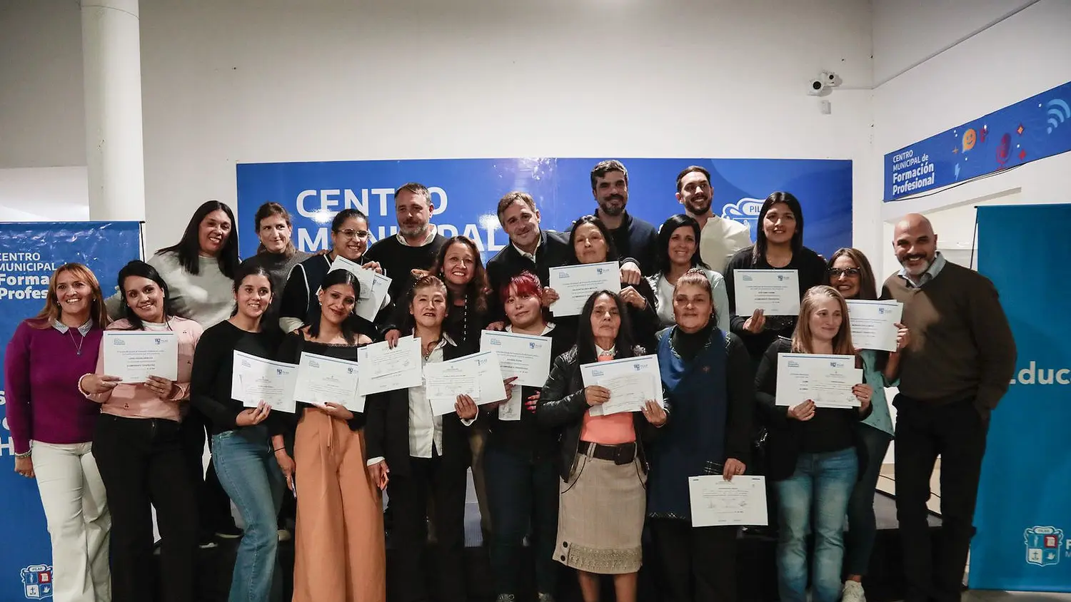 Los nuevos egresados obtuvieron el título de Acompañante Terapéutico.