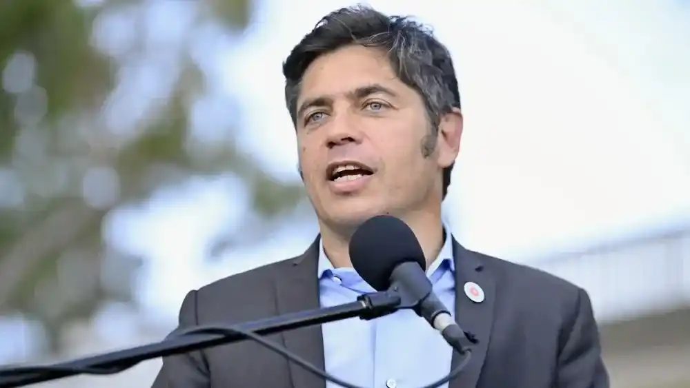El gobernador bonaerense, Axel Kicillof.