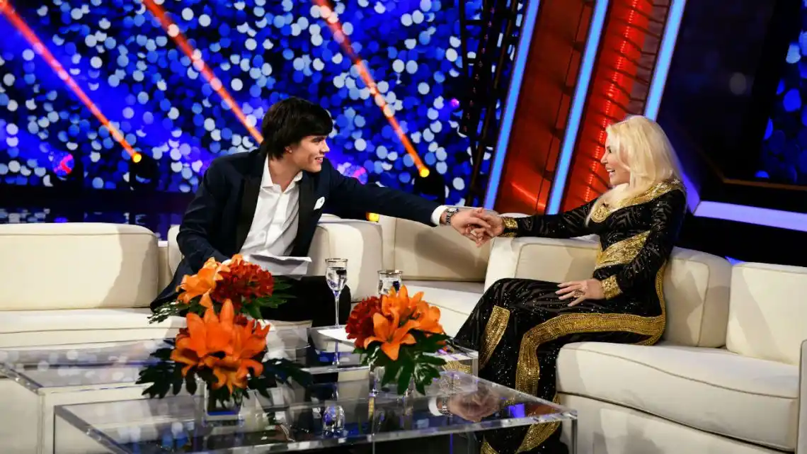 Susana, cara a cara con el nieto de Monzón