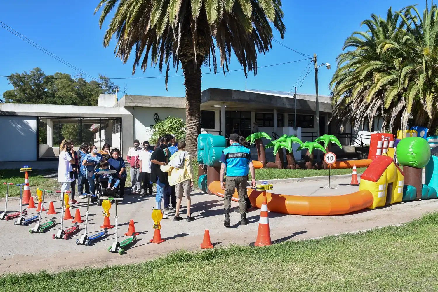 Estudiantes de la Escuela 504 participaron de las actividades propuestas en el marco del programa “Ciudad Vial”