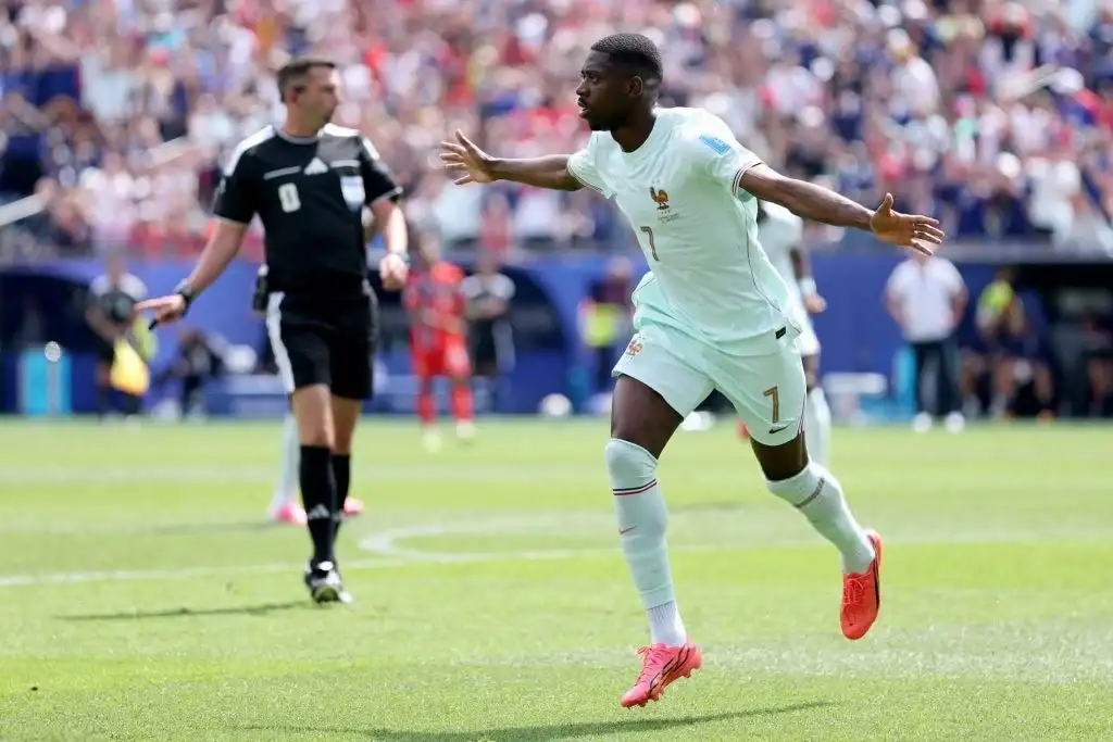 La gran figura del encuentro fue Ousmane Dembélé, autor de un triplete en apenas 32 minutos.