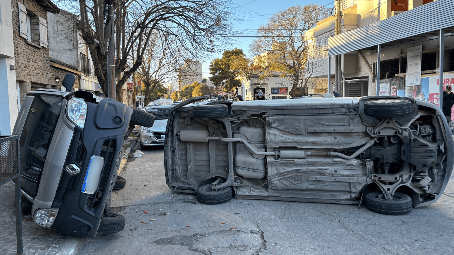 Imágenes del incidente