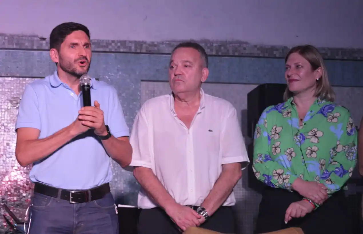 Maximiliano Pullaro, Gabriel Real y Gisela Scaglia.