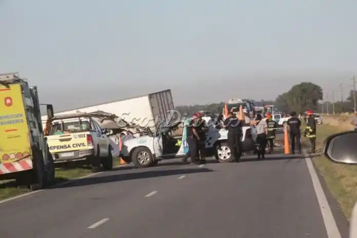 Fatal accidente en Ruta 88: dos muertos y dos heridos