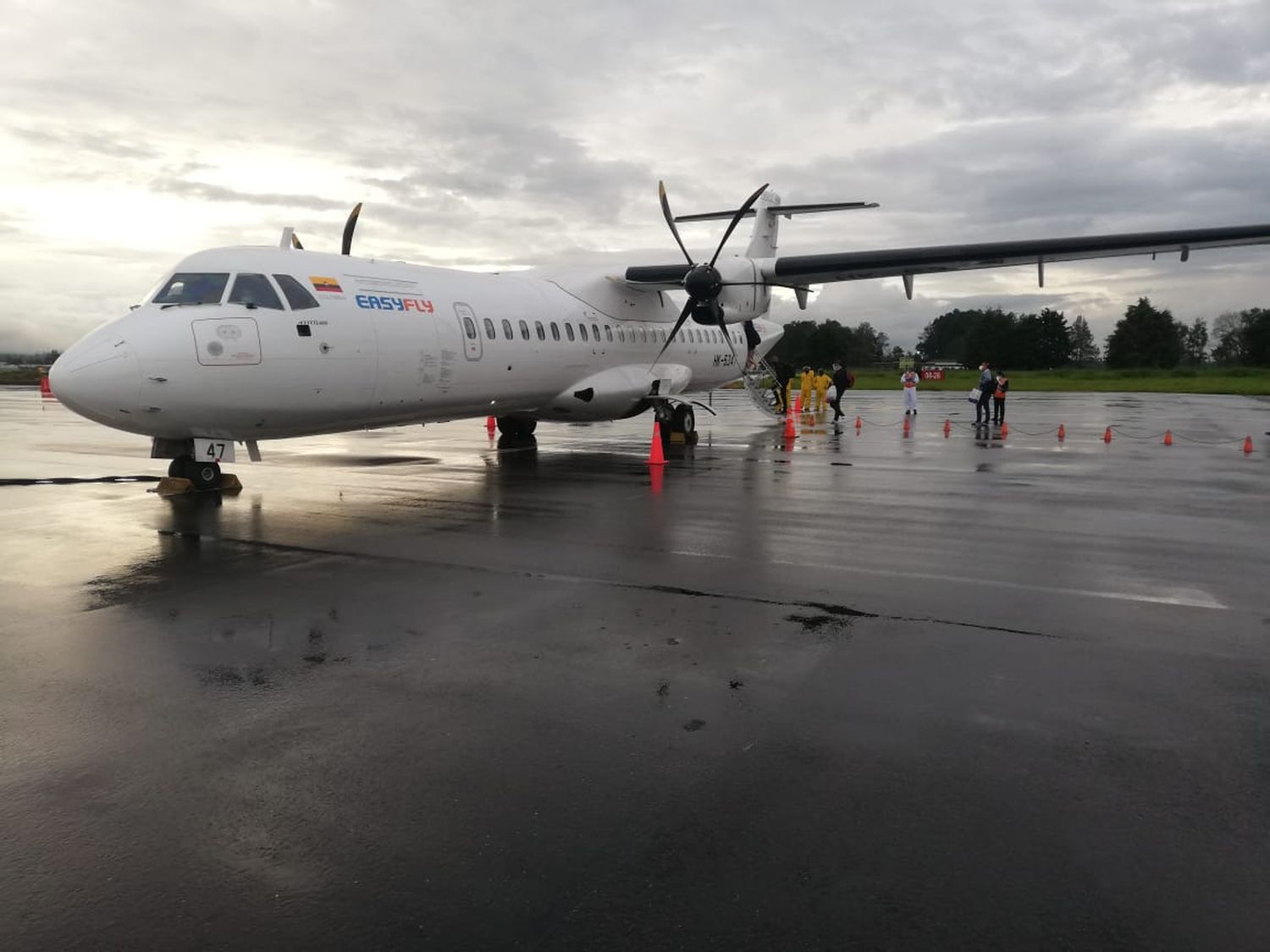 Colombia: EasyFly empezó a operar vuelos nocturnos al Eje Cafetero