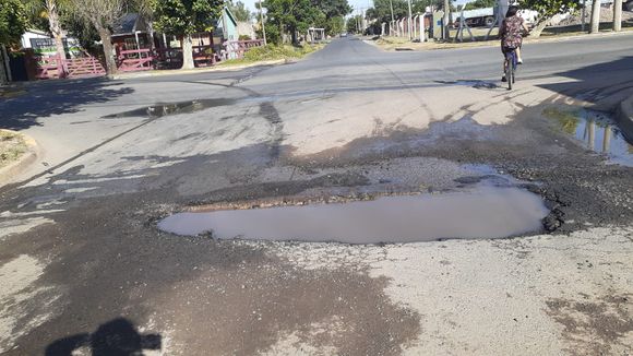 Pozos en calle Italia