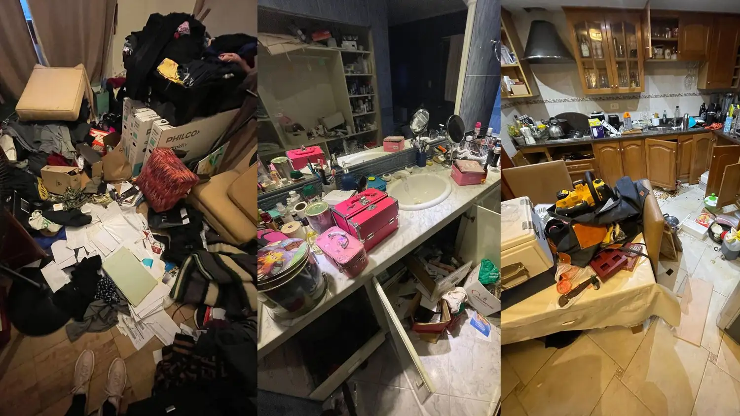Así quedó el hogar luego del hecho delictivo