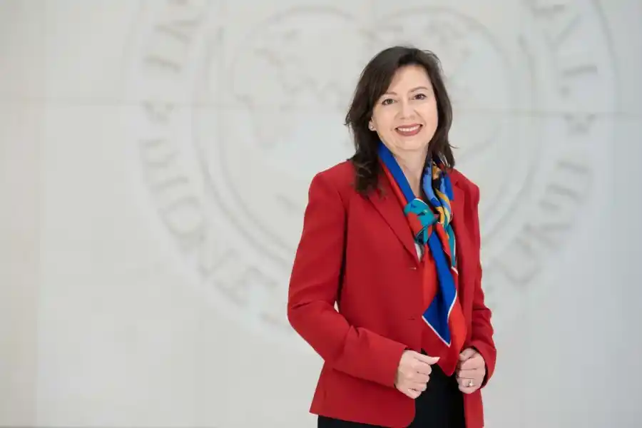 La portavoz del Fondo Monetario Internacional, Julie Kozack. NA
