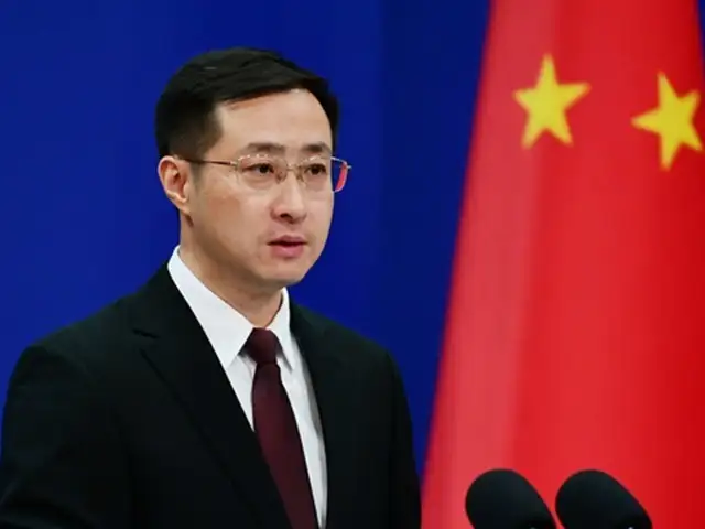 Lin Jian, portavoz del Ministerio de Relaciones Exteriores chino.