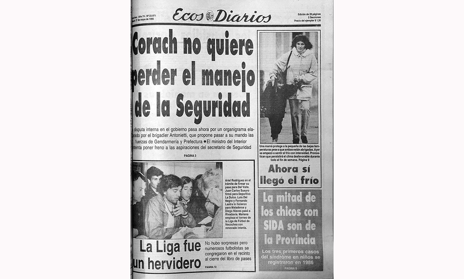 Sábado 27 de mayo de 1995